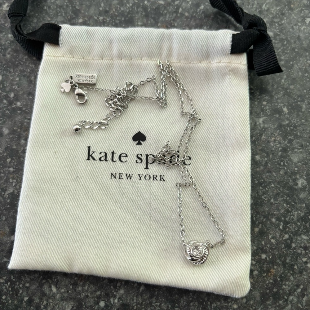 Kate Spade Silver Pendant Necklace